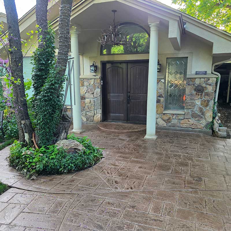 concrete stain and sealing
